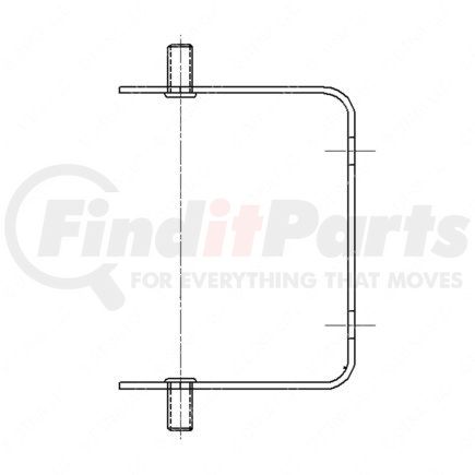 A6805000032 by FREIGHTLINER - Radiator Surge Tank Mounting Bracket