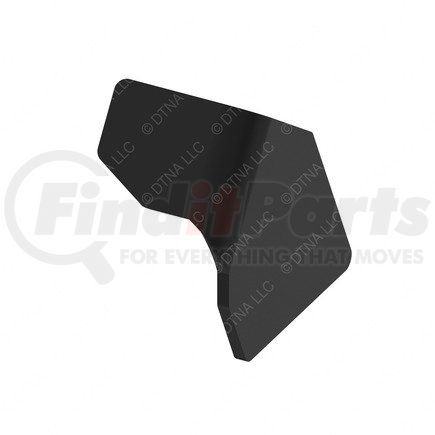 A6805040122 by FREIGHTLINER - Radiator Support Bracket - Left Side, Steel, Black, 6.4 mm THK