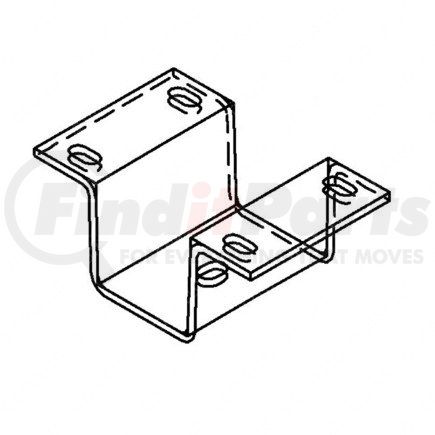 A---680-616-00-20 by FREIGHTLINER - Sleeper Mounting Bracket - Steel, 6.35 mm THK