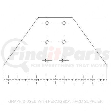 A---680-312-33-87 by FREIGHTLINER - Frame Rail Gusset - Material