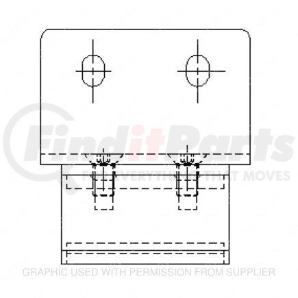 A---681-320-02-47 by FREIGHTLINER - Axle Stop - Steel, Black