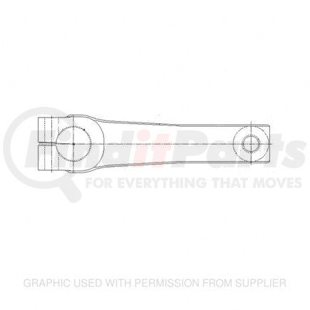 A6814631401 by FREIGHTLINER - Steering Pitman Arm - Steel