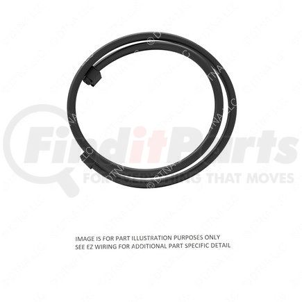 A66-18434-000 by FREIGHTLINER - Harness - Optional Wiring Overlay, Floor, Out2, 30A