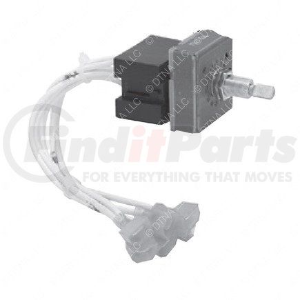 ABP-N83-322425 by FREIGHTLINER - HVAC Blower Speed Switch Knob - 12V, 1.75 in. x 1.38 in., 3/8-24 in. Thread Size
