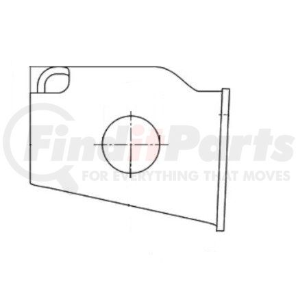 A-960-322-23-40 by FREIGHTLINER - Suspension Self-Leveling Valve Bracket