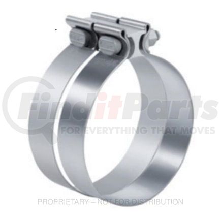 ABP-N35-04-20289-000 by FREIGHTLINER - Exhaust Clamp - Aluminized Steel / Stainless Steel