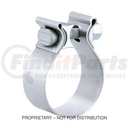 ABP-N35-100425 by FREIGHTLINER - Exhaust Clamp - Aluminized Steel