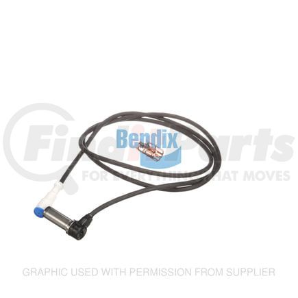 BW-801541 by FREIGHTLINER - ABS Wheel Speed Sensor - 228.6 mm x 101.6 mm, with Grease, 1600.20 mm Cable Length