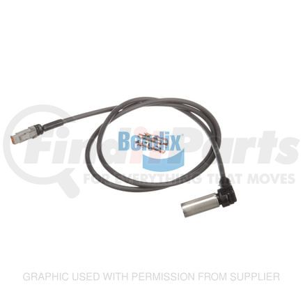 Freightliner BW-801548 ABS Wheel Speed Sensor ABS Wheel Speed Sensor - 228.6 mm x 101.6 mm, with Grease, 1219.20 mm Cable