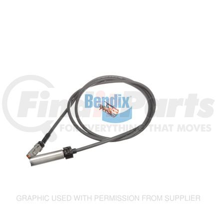 BW-801563 by FREIGHTLINER - ABS Wheel Speed Sensor - 228.6 mm x 101.6 mm, with Grease, 1524 mm Cable Length