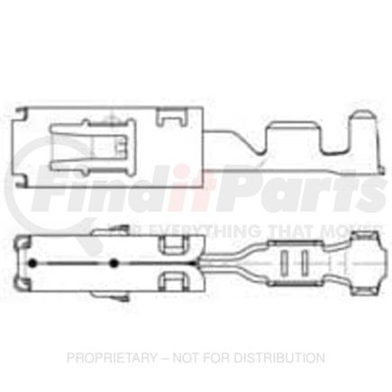 AI-1-968873-1 by FREIGHTLINER - Female Terminal - Copper Alloy, Female Connector