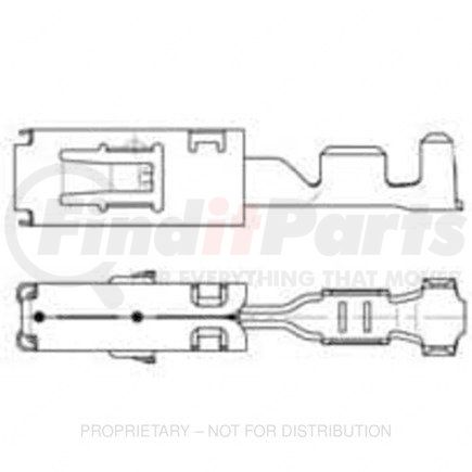 AI-1-968874-1 by FREIGHTLINER - Female Terminal - Copper Alloy