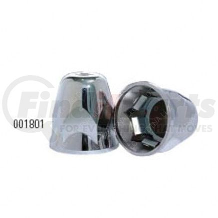 ALU-001812 by FREIGHTLINER - Wheel Nut Cover - Chrome