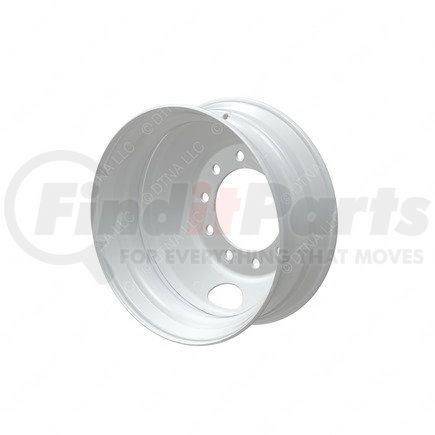 ACC-51408PKWHT21 by FREIGHTLINER - Disc Rim and Wheel Assembly - Steel, White