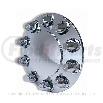 ACX-40100 by FREIGHTLINER - Wheel Hub Cap - Chrome Plated Finish