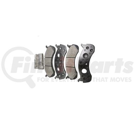 ASL-0204816587 by FREIGHTLINER - Kit - Brake, Pads, 2 Inner, 2 Outer