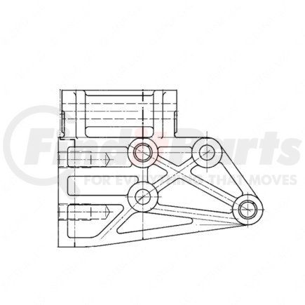 DDEA9061502770 by FREIGHTLINER - Alternator Bracket