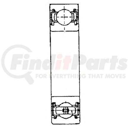 DDE-A9069810525 by FREIGHTLINER - Clutch Pilot Bearing - 2.16 in. Dia.