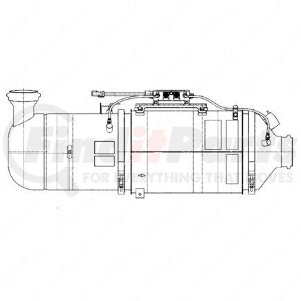 DDEEA6804905592 by FREIGHTLINER - Exhaust Aftertreatment Control Module Wiring Harness