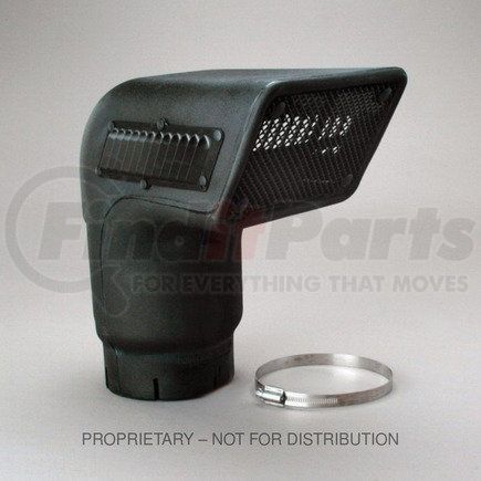 DNH001660 by FREIGHTLINER - Hood Scoop - 376 mm Height