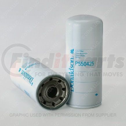 DN-P550425 by FREIGHTLINER - Engine Oil Filter - 1 3/8-16 UN in. Thread Size