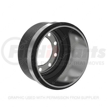 Freightliner CM107637 Brake Drum Brake Drum - Black, 0.53 in. THK