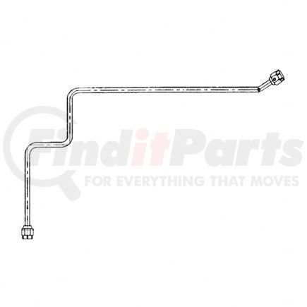 DDE-23530324 by FREIGHTLINER - Fuel Line - 511.30 mm Tube Length, Steel Tube Material