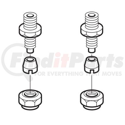 FUL-84004 by FREIGHTLINER - Pipe Fitting - Connector