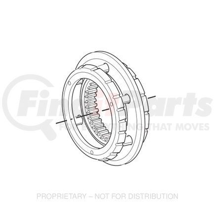 FUL-A6135 by FREIGHTLINER - Transmission Synchronizer Sliding Clutch