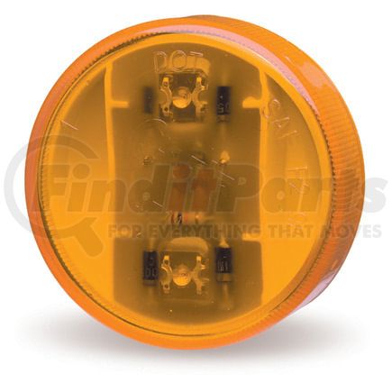 GRO-47113 by FREIGHTLINER - Marker Light - LED, Polycarbonate Lens, Polycarbonate Housing, Yellow Lens