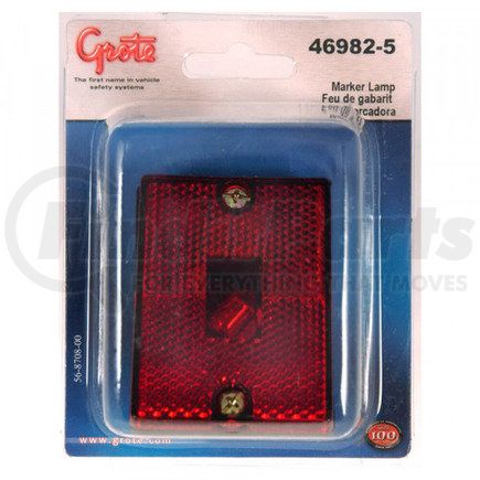 GRO469825 by FREIGHTLINER - Marker Light - Red Lens