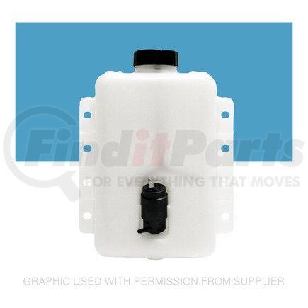 FLM-065400 by FREIGHTLINER - Washer Fluid Reservoir - Polyethylene