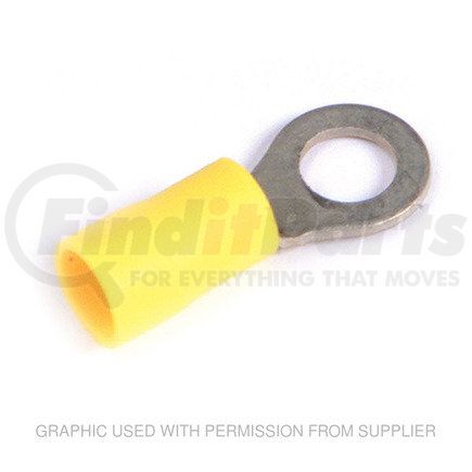 GRO832507 by FREIGHTLINER - Multi-Purpose Wiring Terminal - Ring Terminal, Yellow, 10-12 ga.