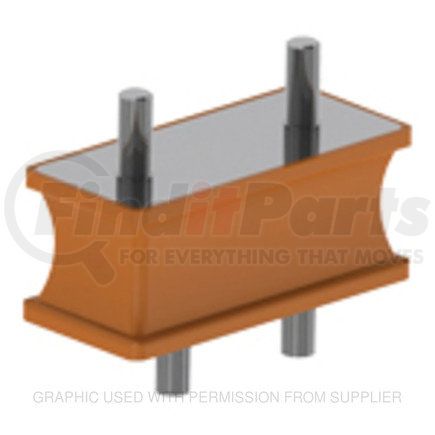 Freightliner LOR-SM1035-9 Radiator Insulator Radiator Insulator - 3.75 in. x 1.62 in.