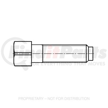 MBA-3873320471 by FREIGHTLINER - Steering Knuckle Stop - M16 x 1.50 mm Thread Size