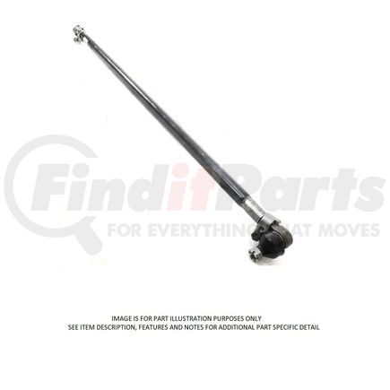 MBA-6803302703 by FREIGHTLINER - Steering Tie Rod End Assembly - 62.25 in. Tube Length, 1 1/8-12 UNF-2A in. Thread Size