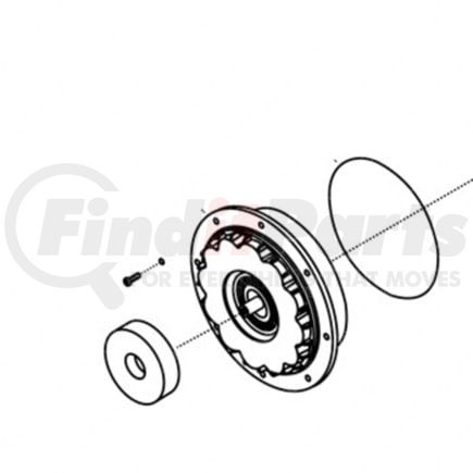 HOR-995036 by FREIGHTLINER - Engine Cooling Fan Clutch Kit - Kit Includes O-Ring Lubricant (1), Button Head Screws (8), Air Chamber Seal (1), Spring Housing/Piston (1), Cage Nut (1)