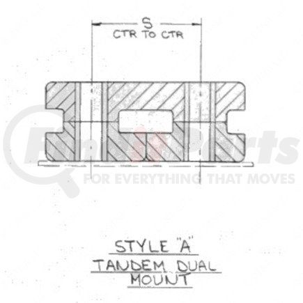 HUN-12004-3401 by FREIGHTLINER - Engine Mount Isolator - Rubber