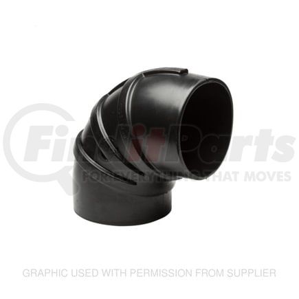 HUN-90HL6SR by FREIGHTLINER - Engine Air Intake Hose - Rubber, Black