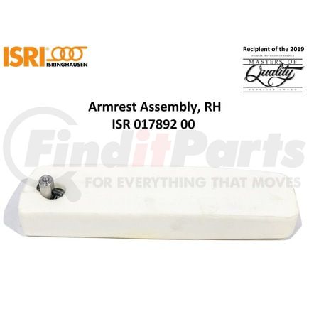 ISR-017892-00 by FREIGHTLINER - Seat Armrest - Right Side