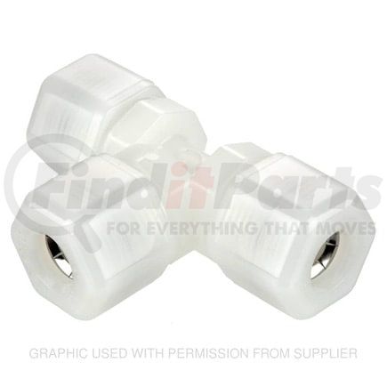 PH-N8TUB6SPL by FREIGHTLINER - Pipe Fitting - Tee, Plastic, 1/2 x 1/2 x 3/8