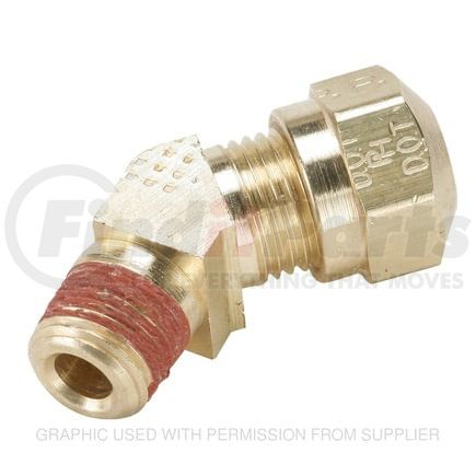 PH-VS279NTA-10-6 by FREIGHTLINER - Air Brake Air Line Fitting - Brass