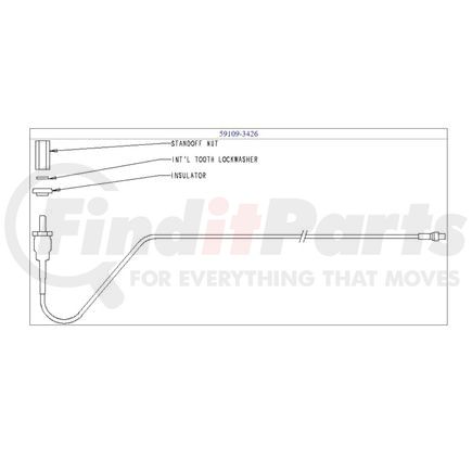 RMI-59109-3426 by FREIGHTLINER - Antenna Cable