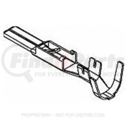 PAC-12052172-L by FREIGHTLINER - Multi-Purpose Wiring Terminal - Brass, Male Connector