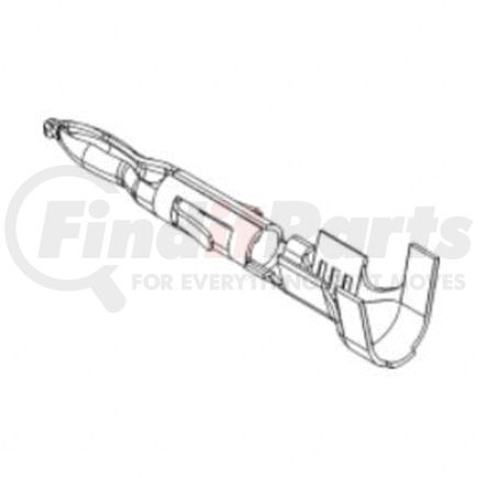 PAC-12124582-L by FREIGHTLINER - Male Terminal - Brass, Male Connector