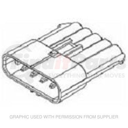 PAC12186614B by FREIGHTLINER - Electrical Connectors - Polybutylene Terephthalate