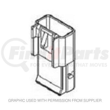 PAC15332136 by FREIGHTLINER - Receptacle - Polyamide, Black