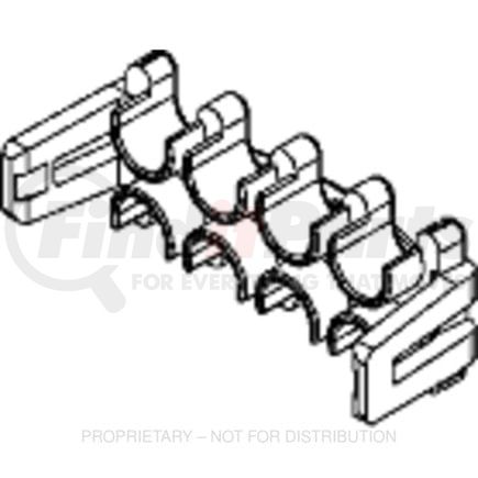 PAC-15430896 by FREIGHTLINER - Multi-Purpose Wiring Terminal - Nylon, Medium Gray