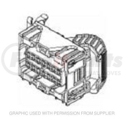 PAC15452125B by FREIGHTLINER - Plug - Blue, Female Connector