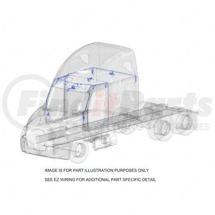 S69-00002-293 by FREIGHTLINER - Sleeper Wiring Harness - Overhead, P4, 10/OBD16/GHG17